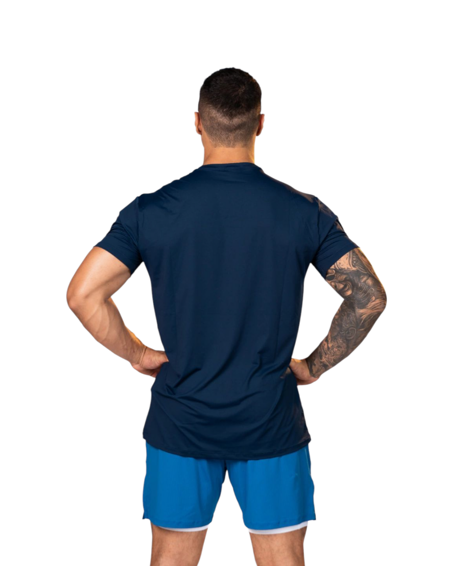 T-Shirt Slim Aerodry Azul escuro