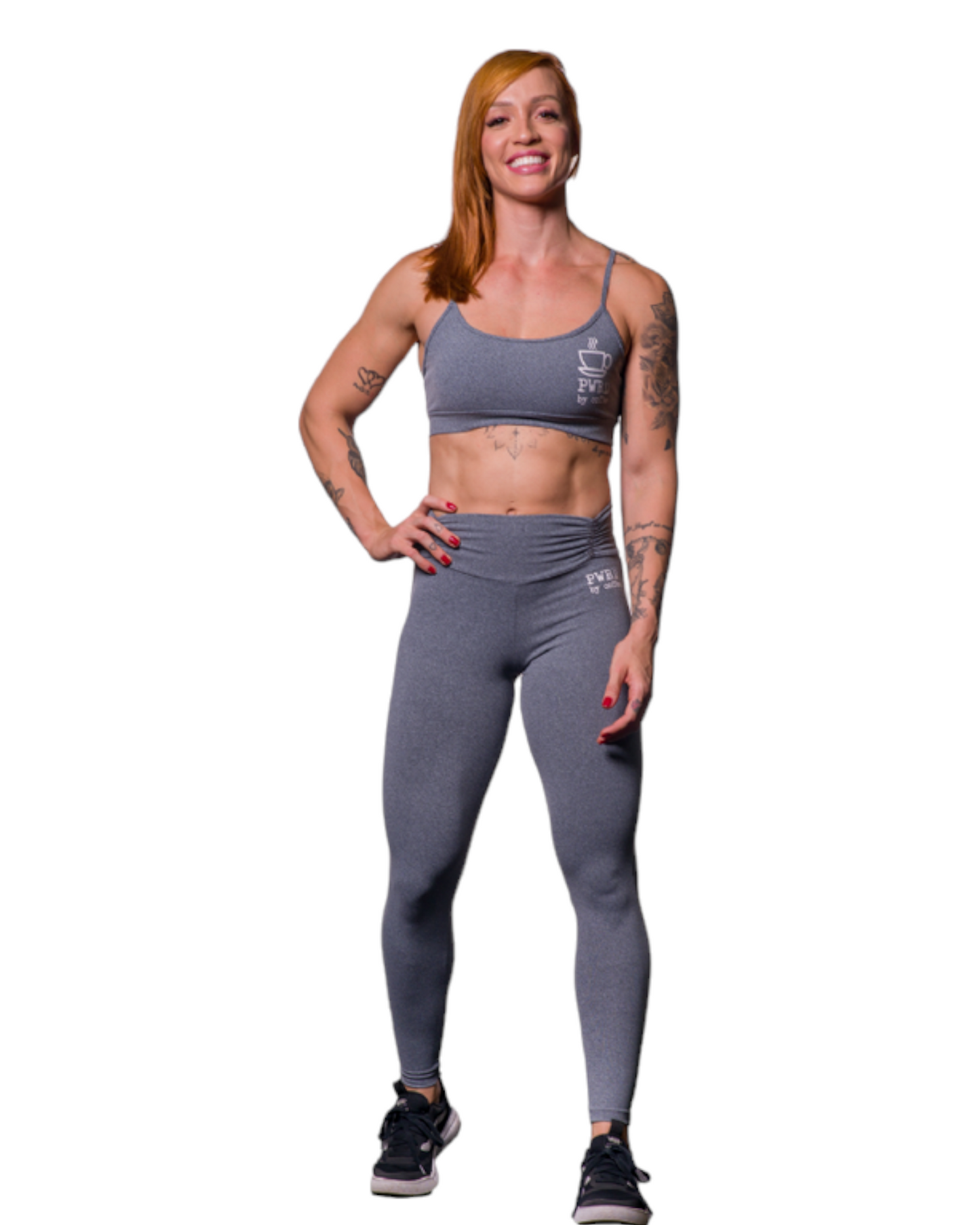 Legging Cinza Mescla