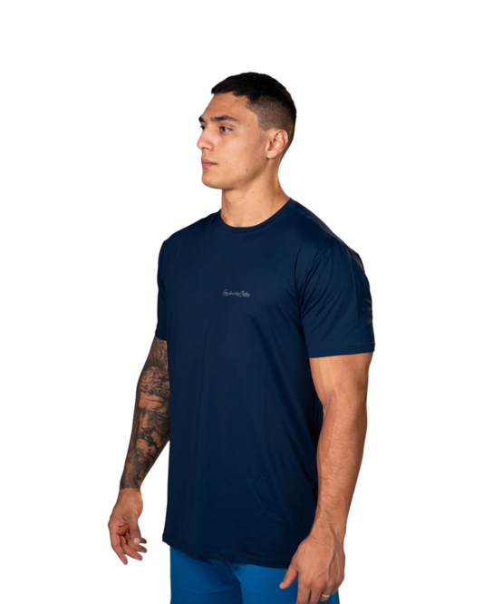 T-Shirt Slim Aerodry Azul escuro