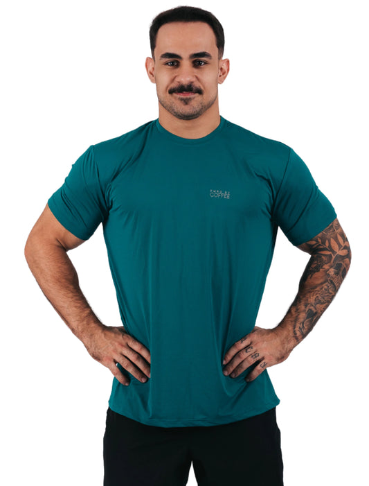 T-Shirt Slim Aerodry verde esmeralda
