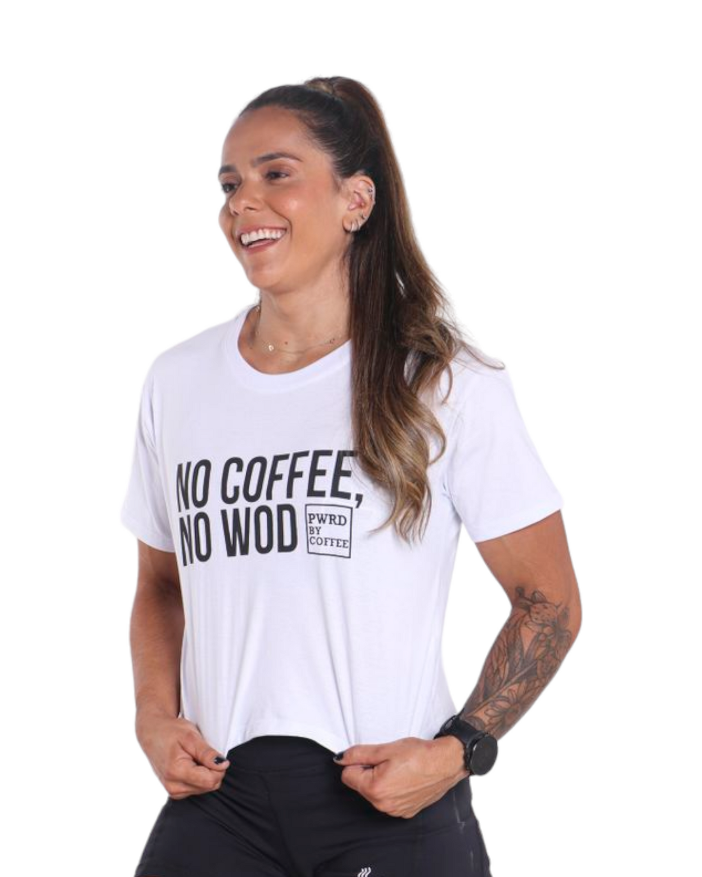 Cropped Amanda Gelo No Coffee No Wod