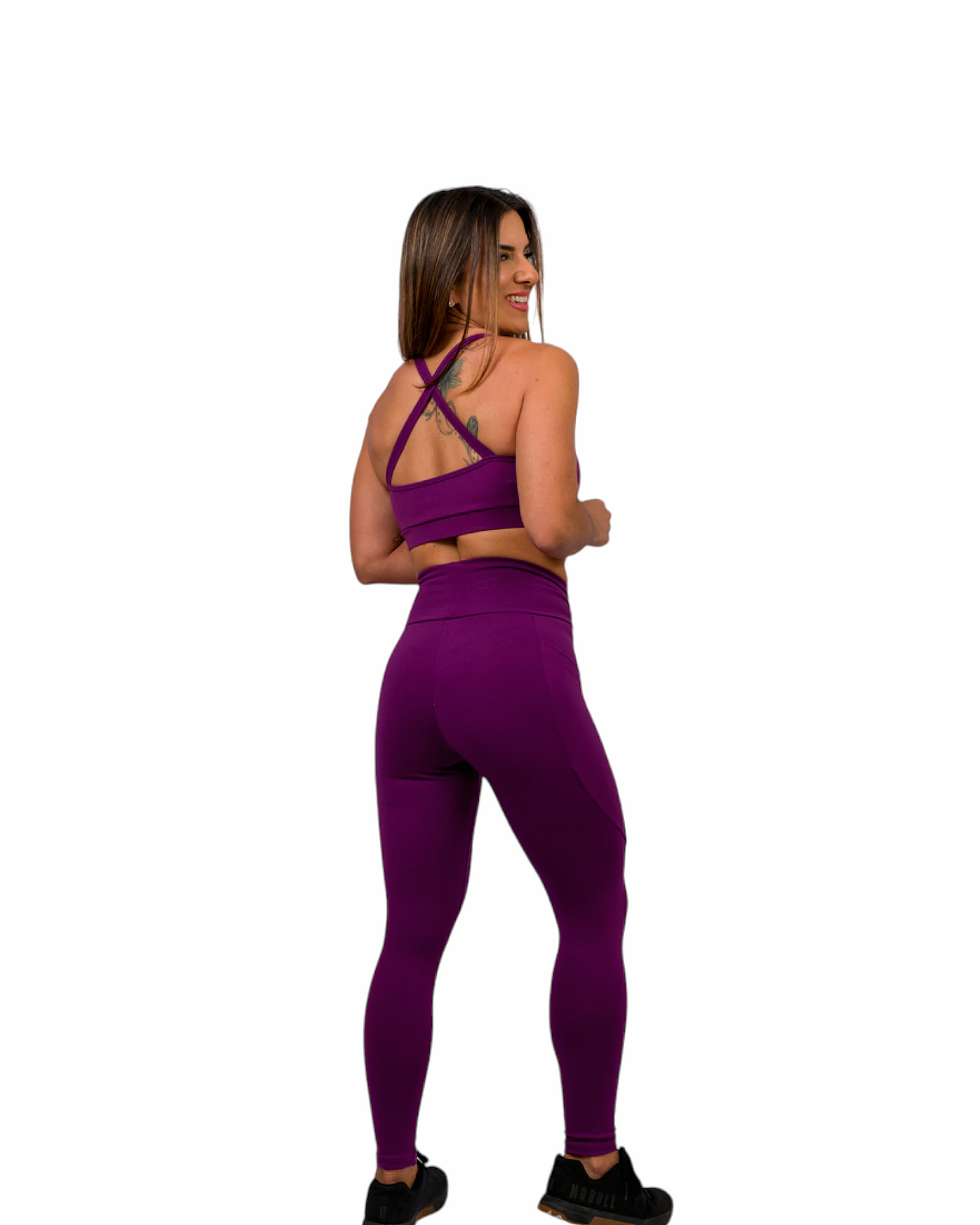 Legging Roxo Amora c/ Bolso